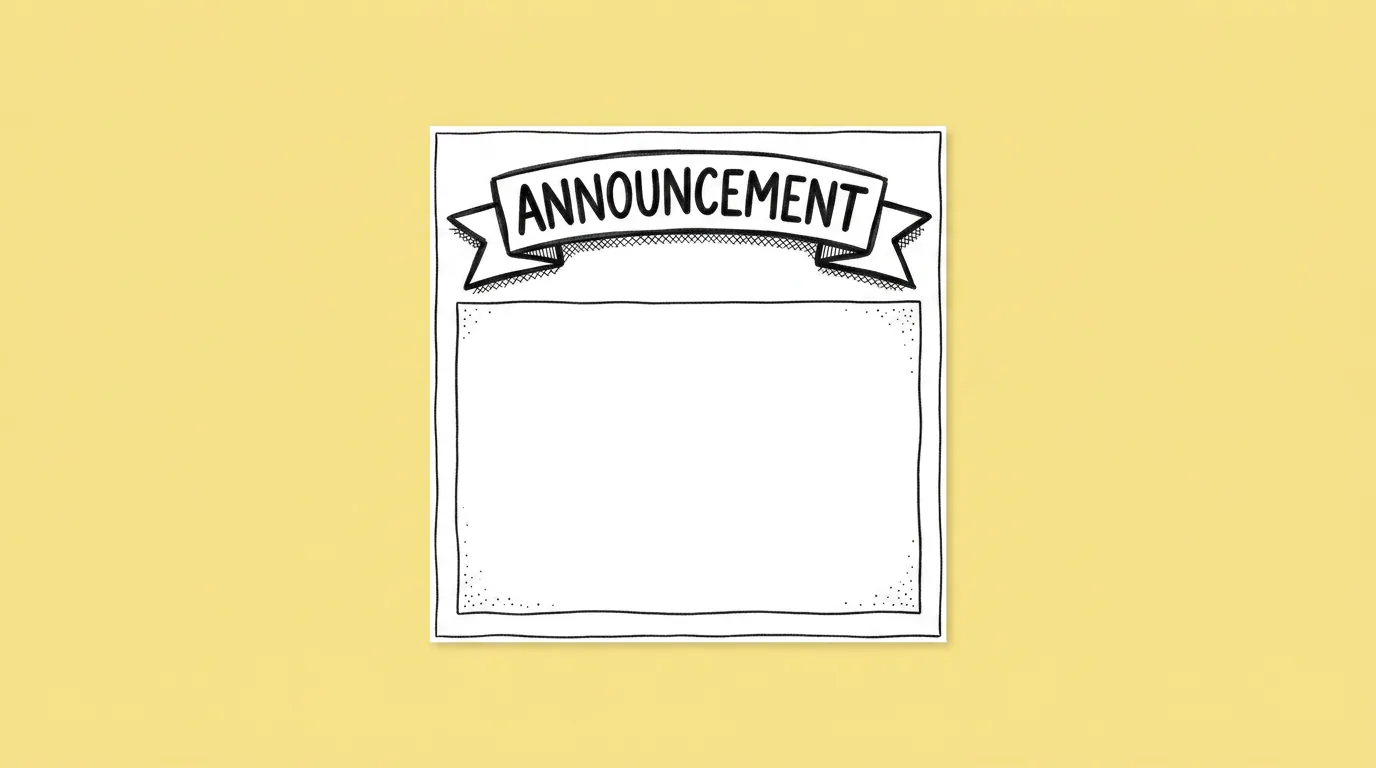 A game social media announcement post with a headline and a character