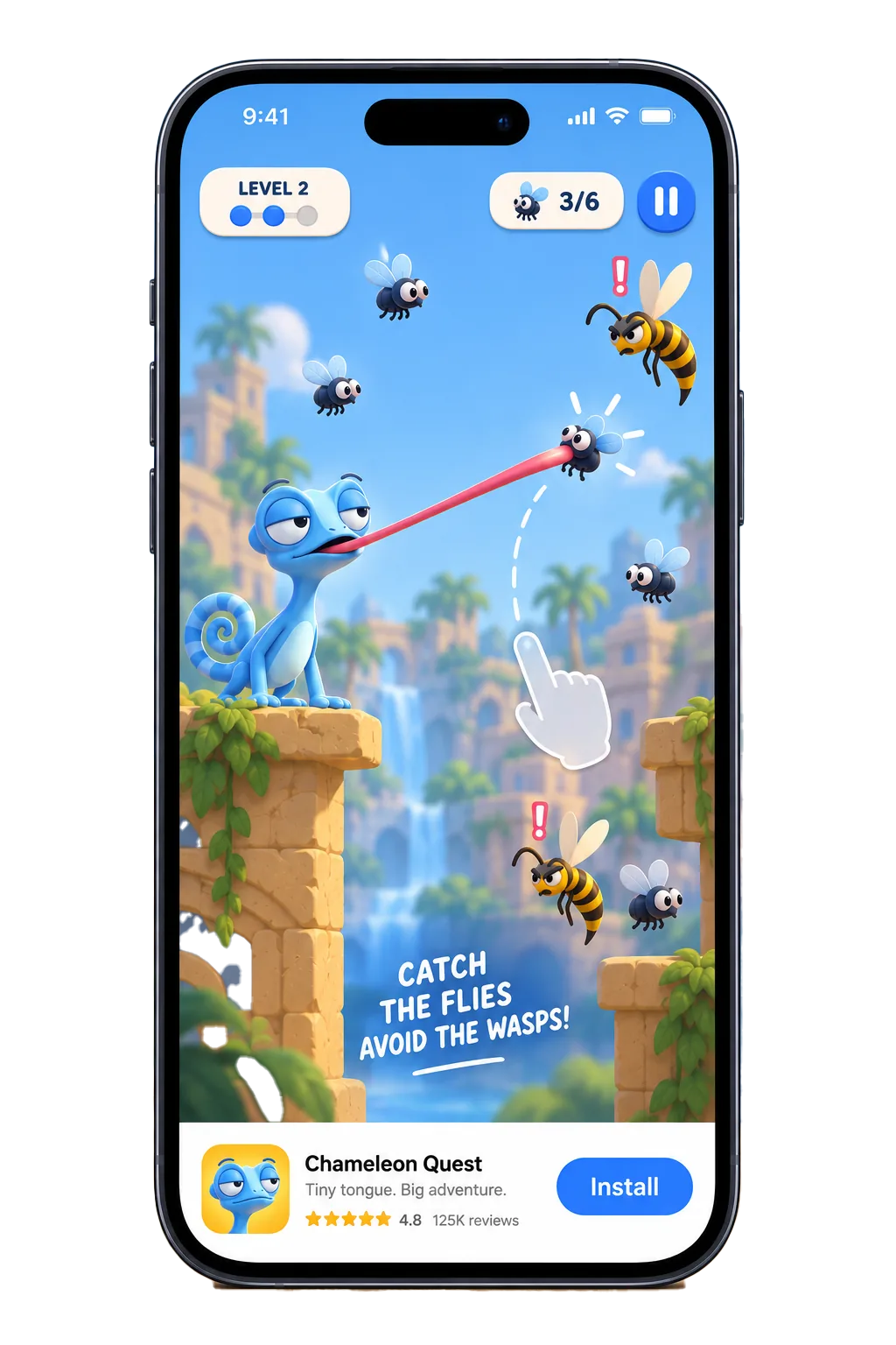 Playable gameplay on a phone