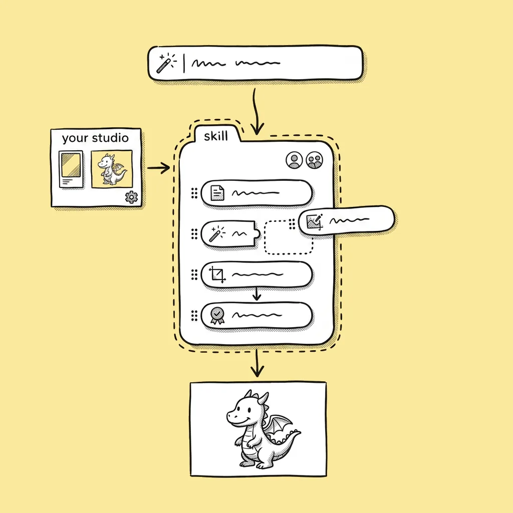 Genie Skills, reusable workflow templates tailored to your studio